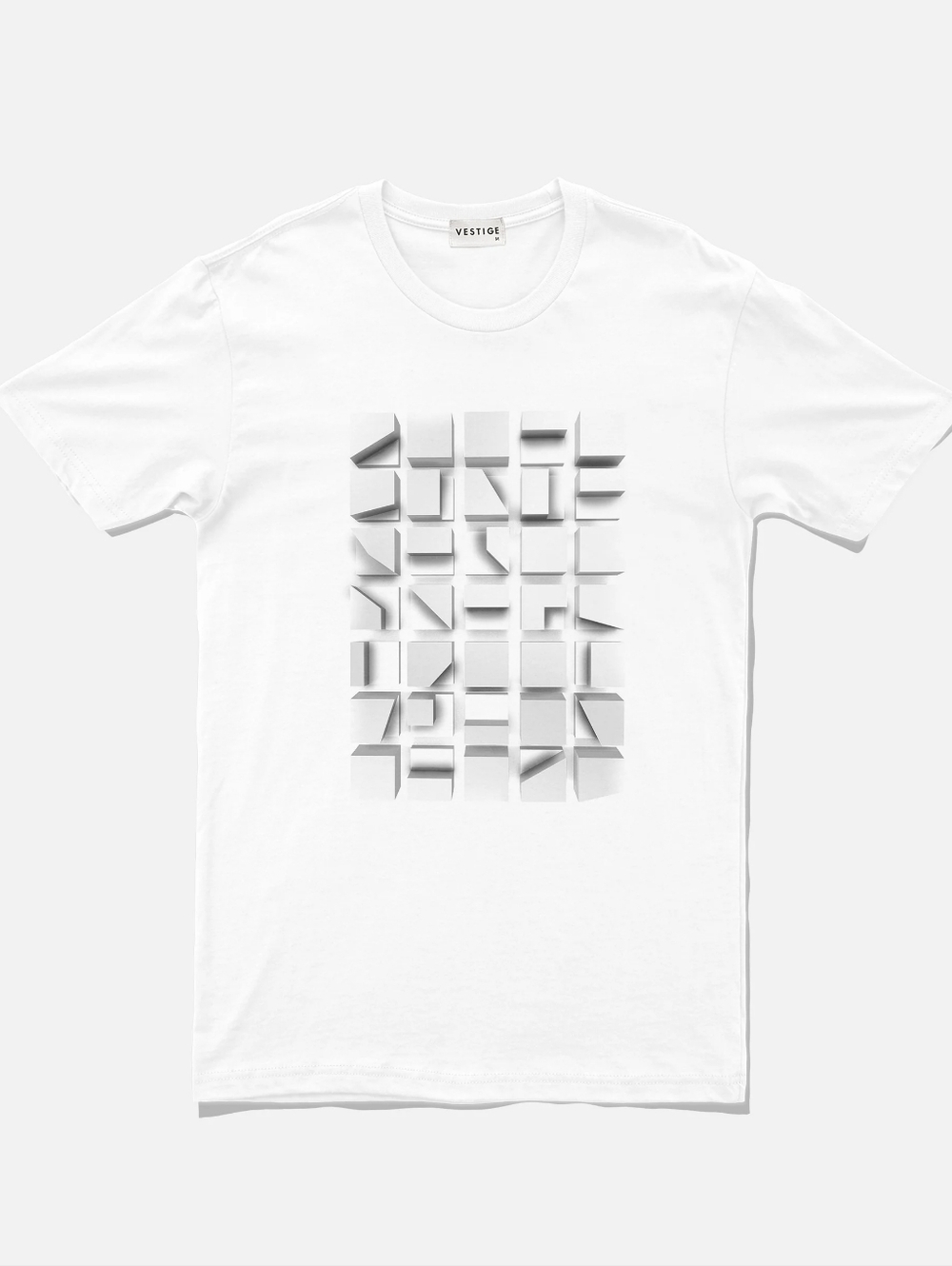 VESTIGE, 2XL, white&gray